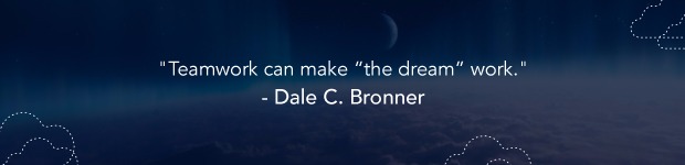 Dale c bronner quote teamwork