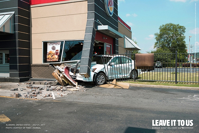Imagen 001 Burger King servicio delivery accidentes